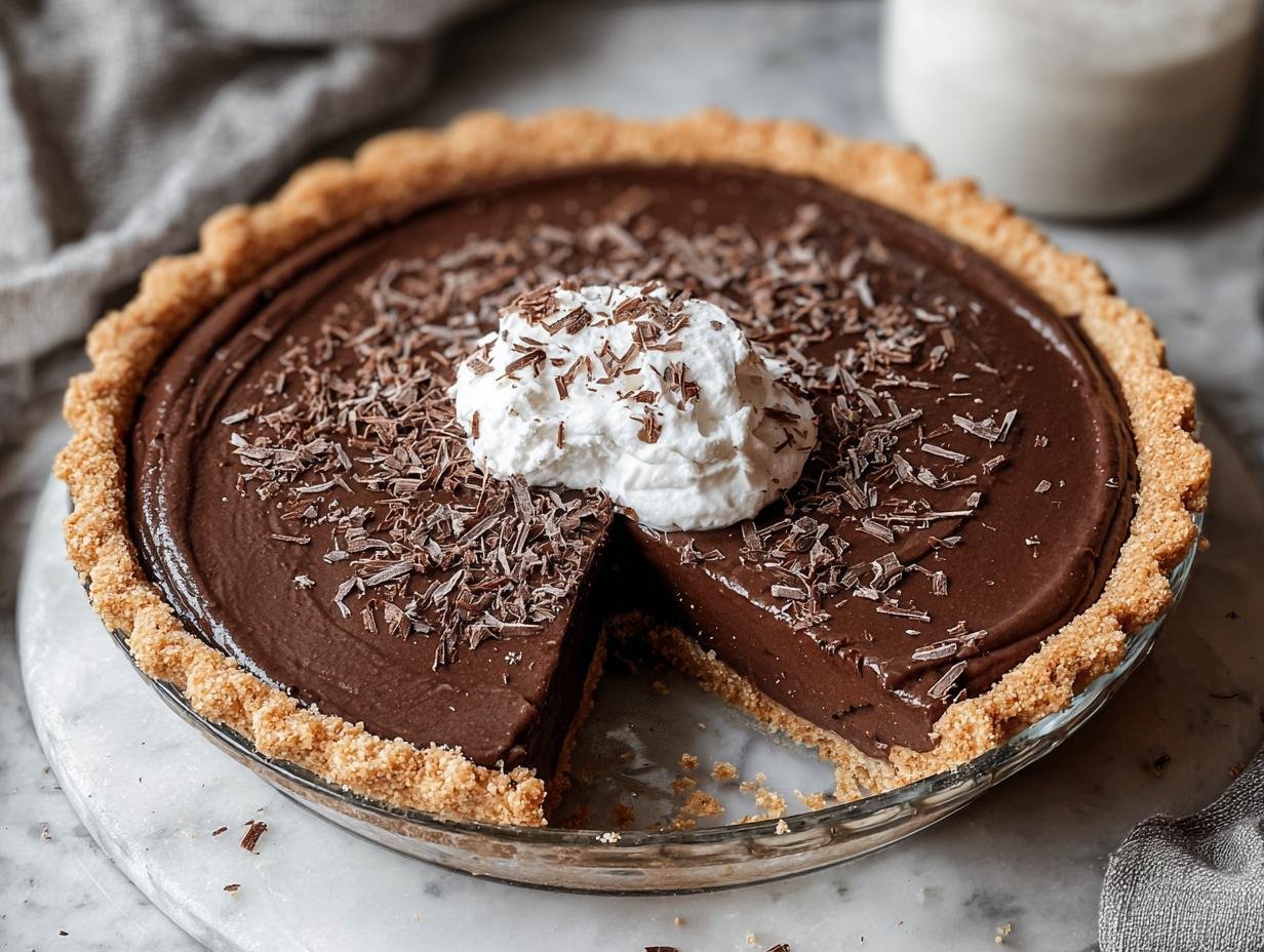 Bake Chocolate Pudding Pie: 1 Amazing Recipe - Bake Chocolate Pudding Pie - additional detail