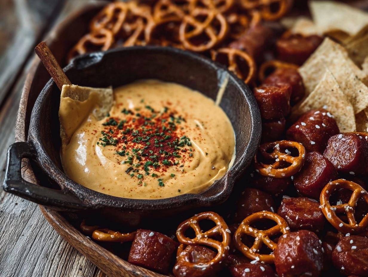 Beer Cheese Dip Game: 1 Pound Cheddar & Jack - Beer Cheese Dip Game - additional detail