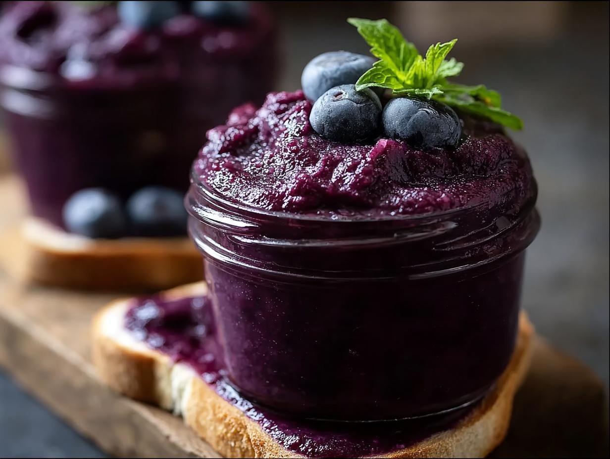 Blueberry Butter: Easy & Rich 10-Minute Recipe - Blueberry Butter - additional detail