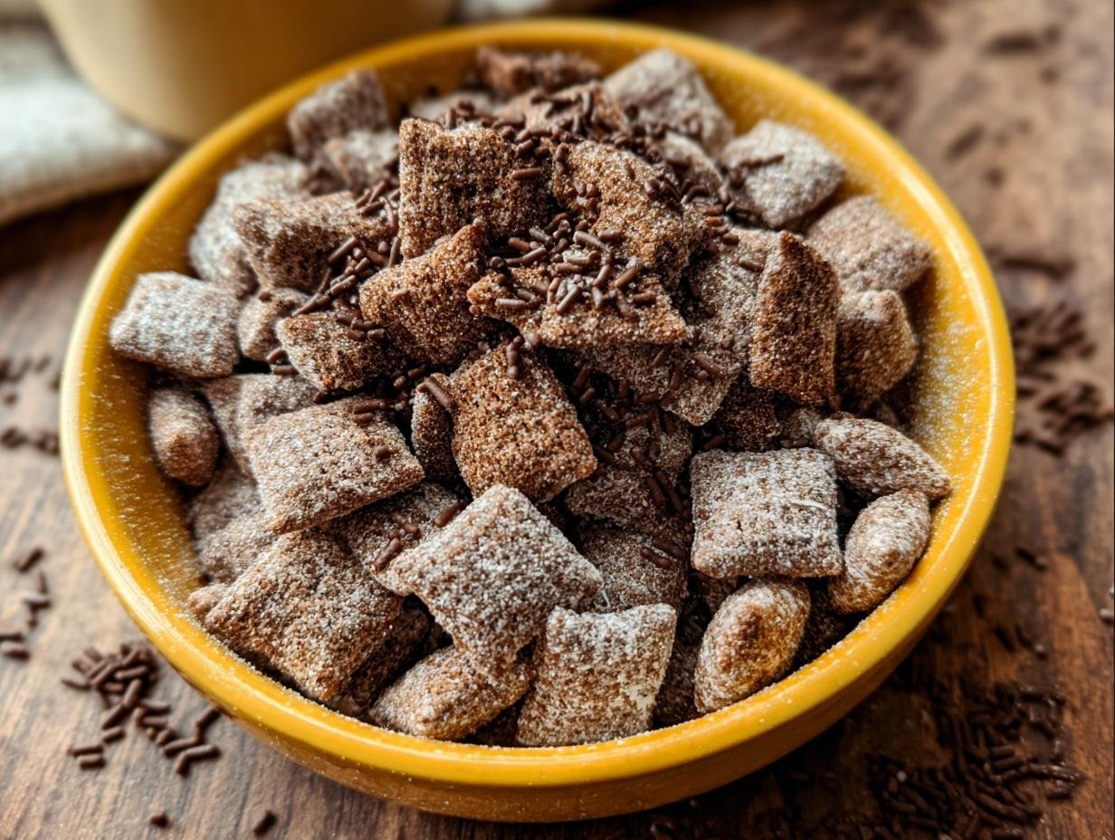 Brownie Batter Muddy Buddies: 15-Min Bliss - Brownie Batter Muddy Buddies - additional detail