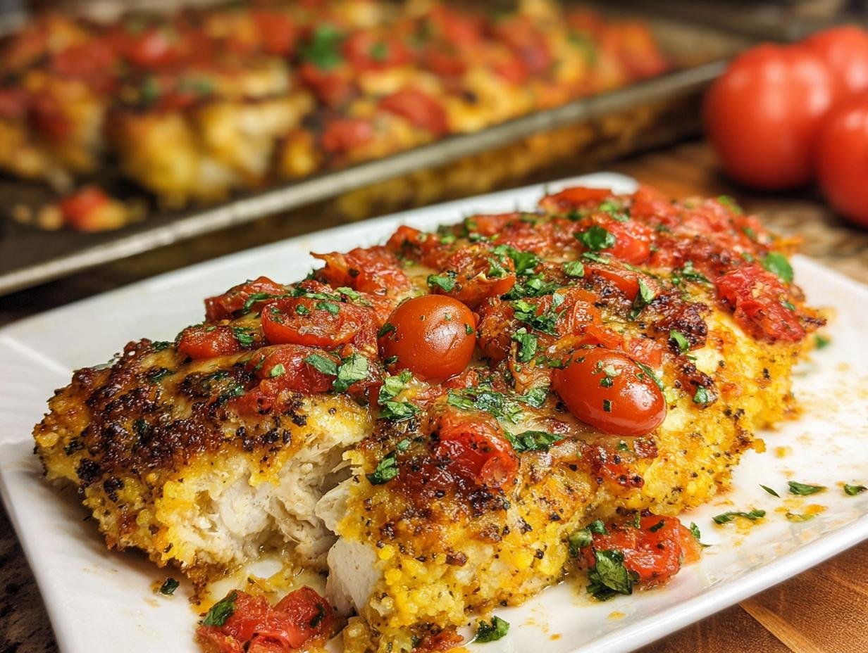 Bruschetta Chicken Bake: Easy 1-Pan Italian Dinner - Bruschetta Chicken Bake - additional detail