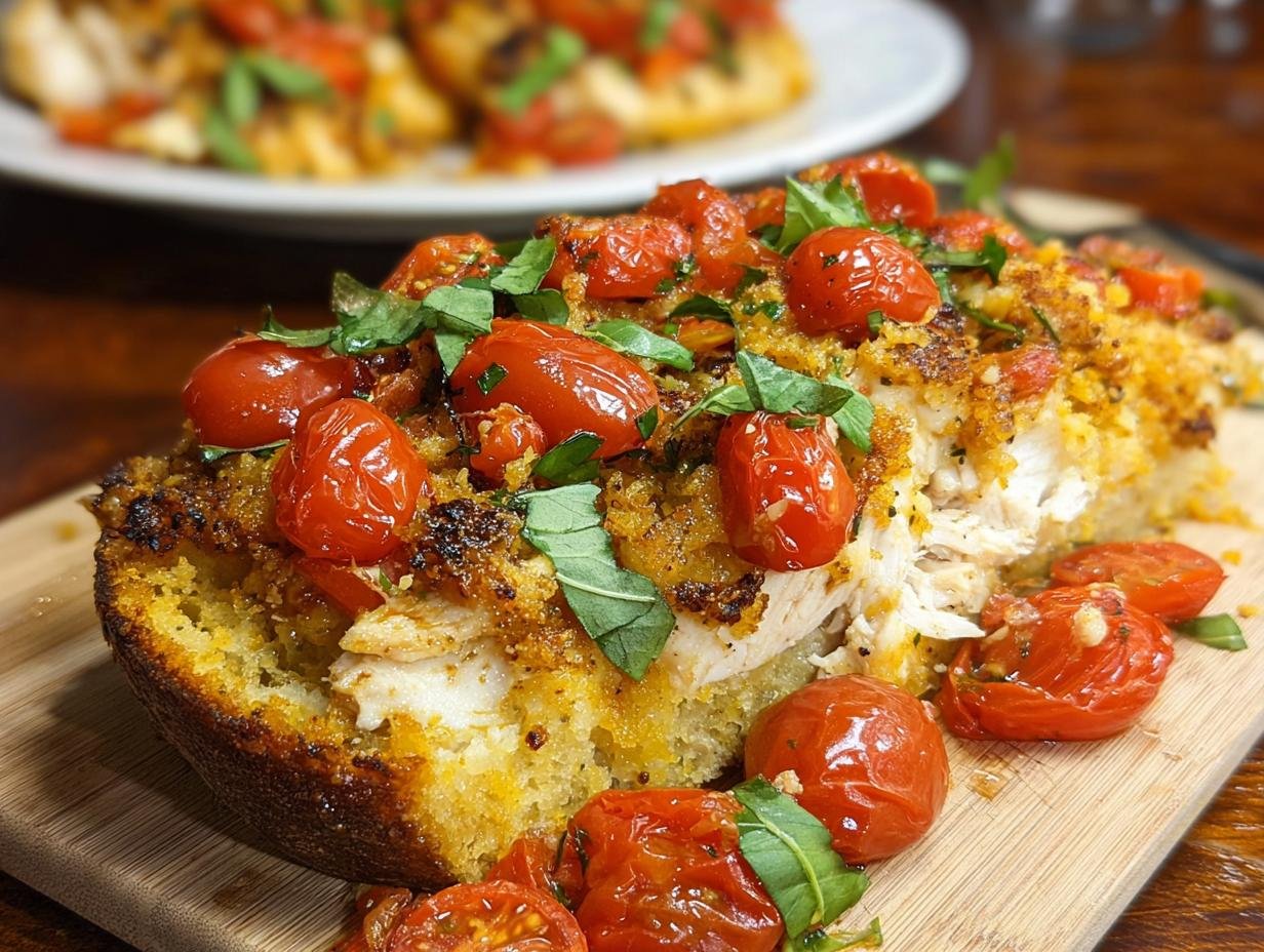 Bruschetta Chicken Bake: Easy 1-Pan Italian Dinner - Bruschetta Chicken Bake - additional detail