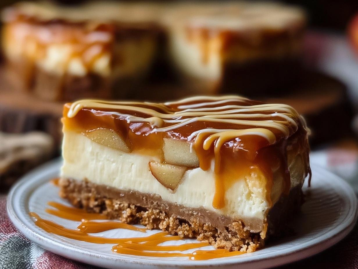 Caramel Apple Cheesecake: 10 Amazing Steps - Caramel Apple Cheesecake - additional detail