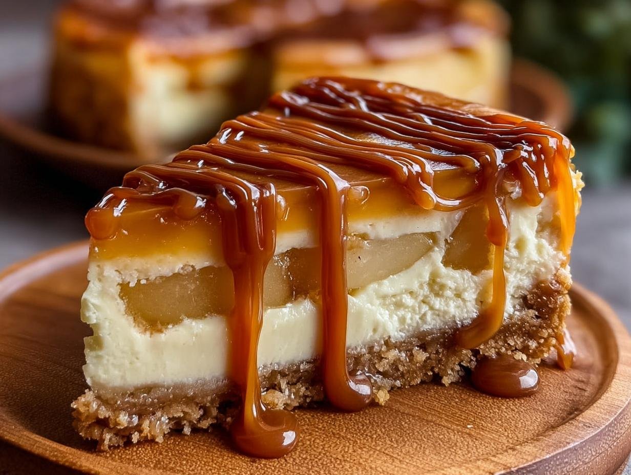 Caramel Apple Cheesecake: 10 Amazing Steps - Caramel Apple Cheesecake - additional detail