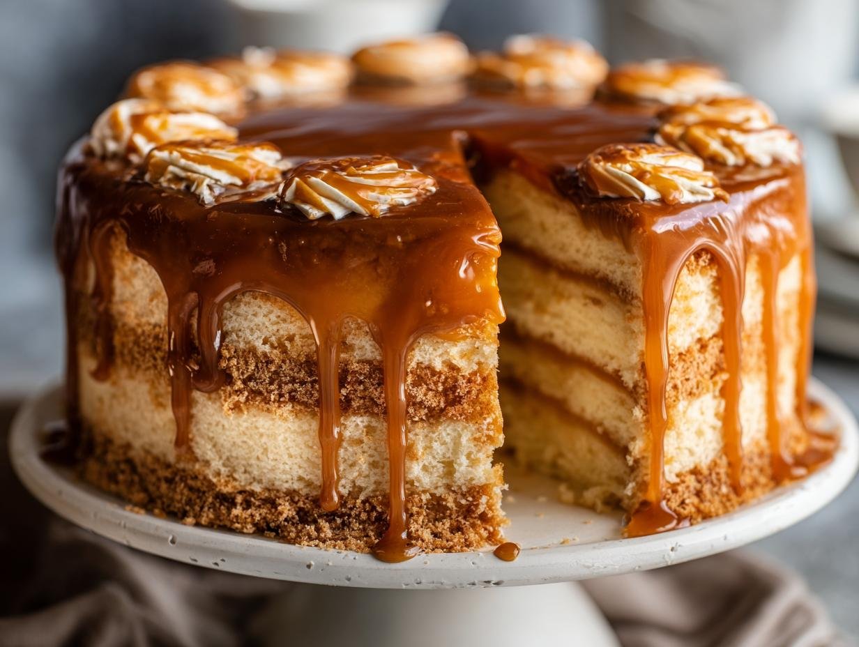 Caramel Cake: 5 Simple Tips - Caramel Cake - additional detail