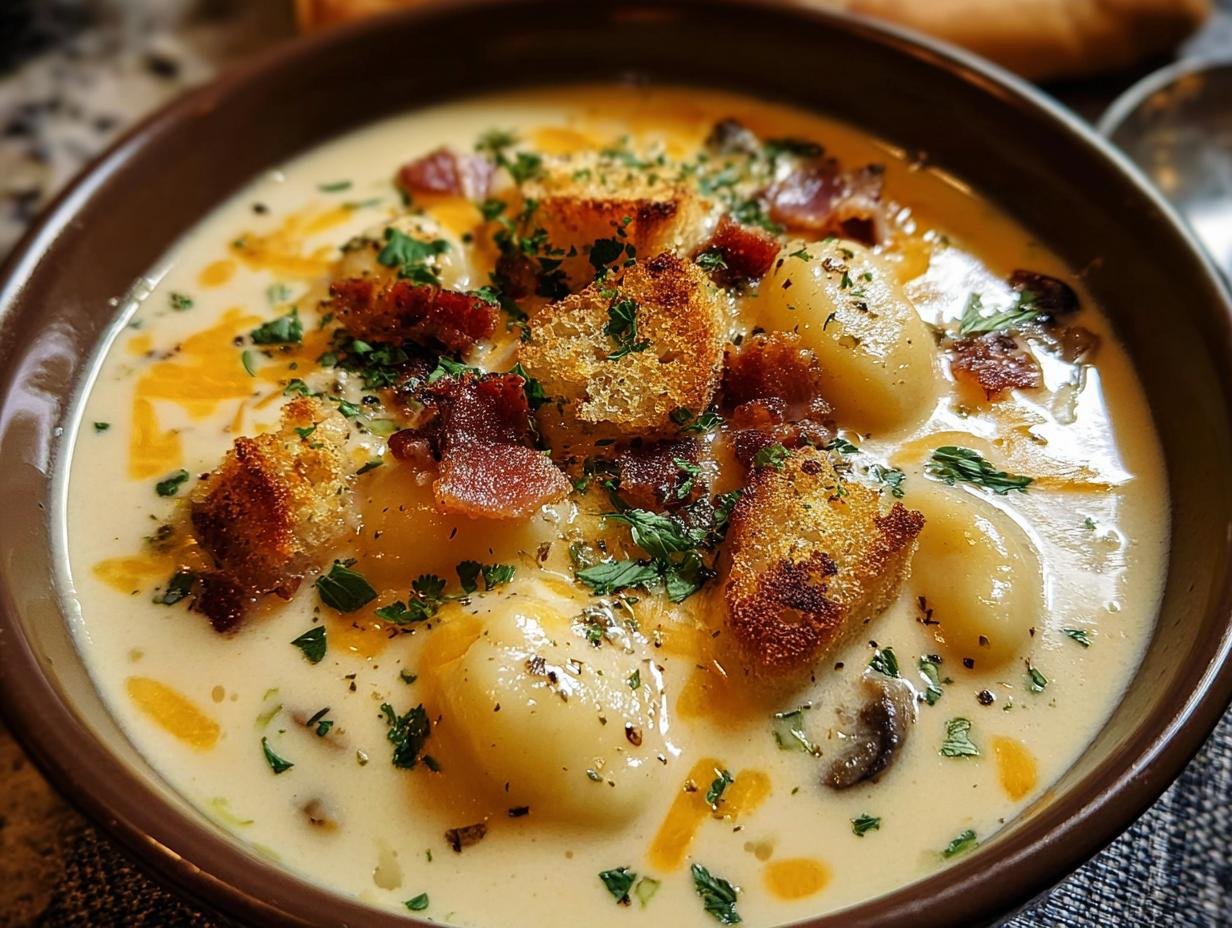 Creamy Cheddar Gnocchi Soup: 1 Amazing Recipe