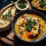 Cheesy Roasted Vegetable Soup