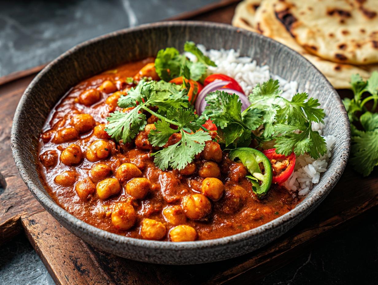 Chickpea Tikka Masala: 1 Creamy Vegan Secret - Chickpea Tikka Masala - additional detail