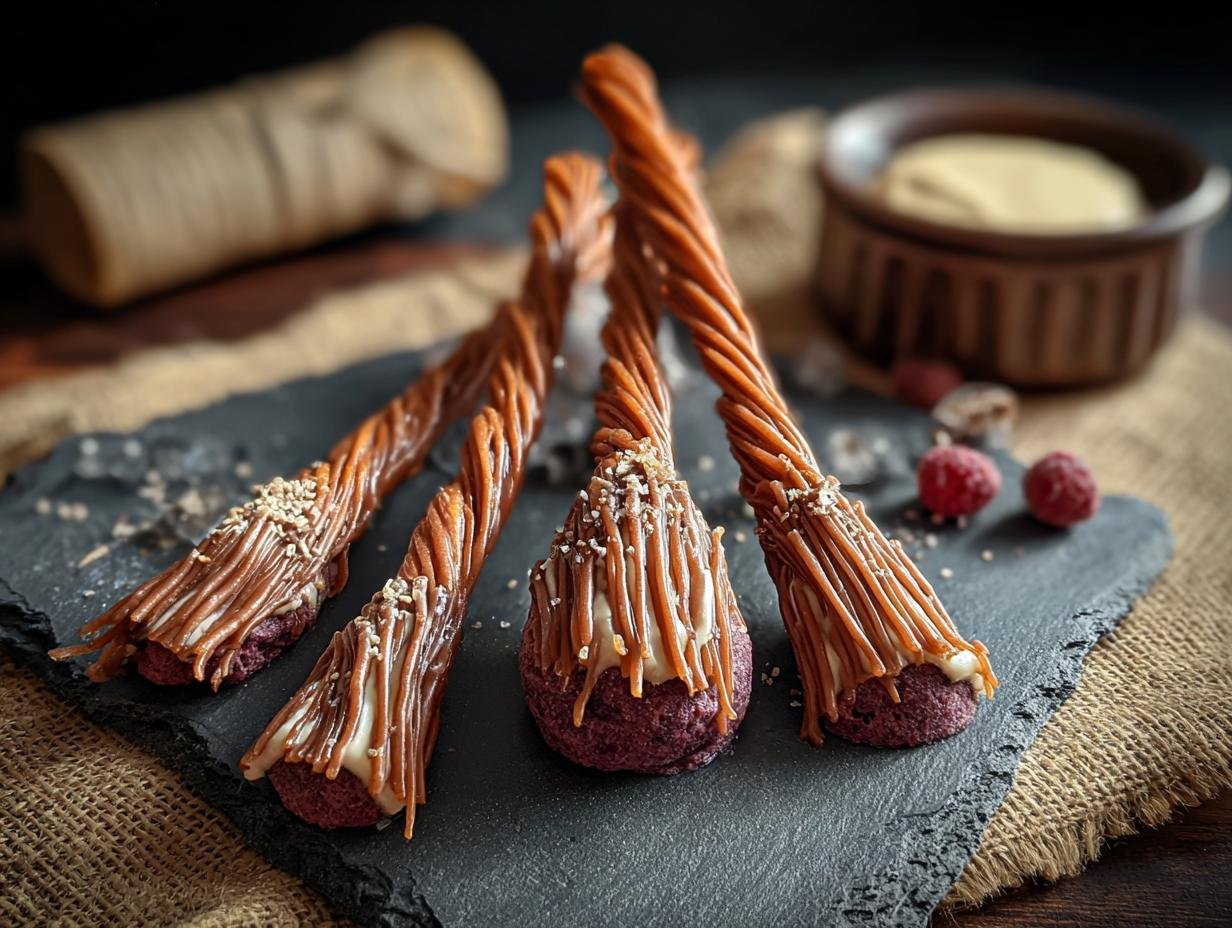 Chocolate Berry Broomsticks: 25 Mins Magic - Chocolate Berry Broomsticks - main visual representation