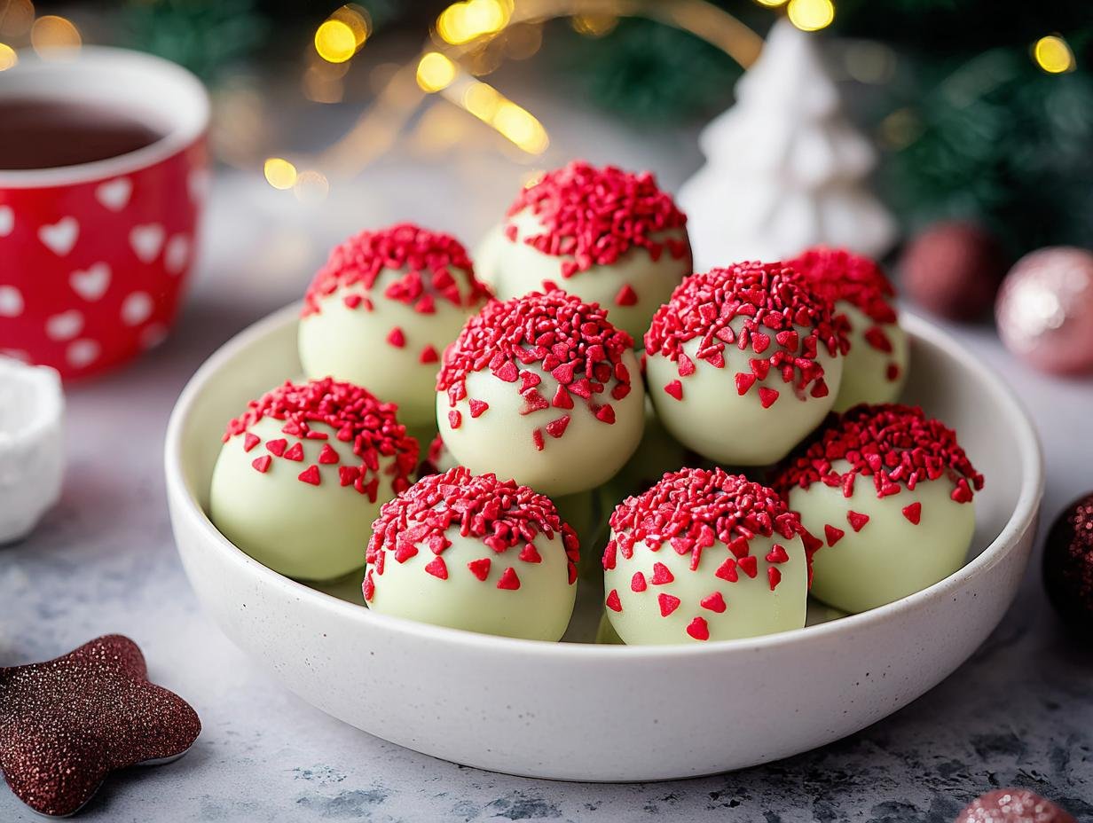 Christmas Truffles: Amazing 36 Festive Bites - Christmas Truffles - main visual representation