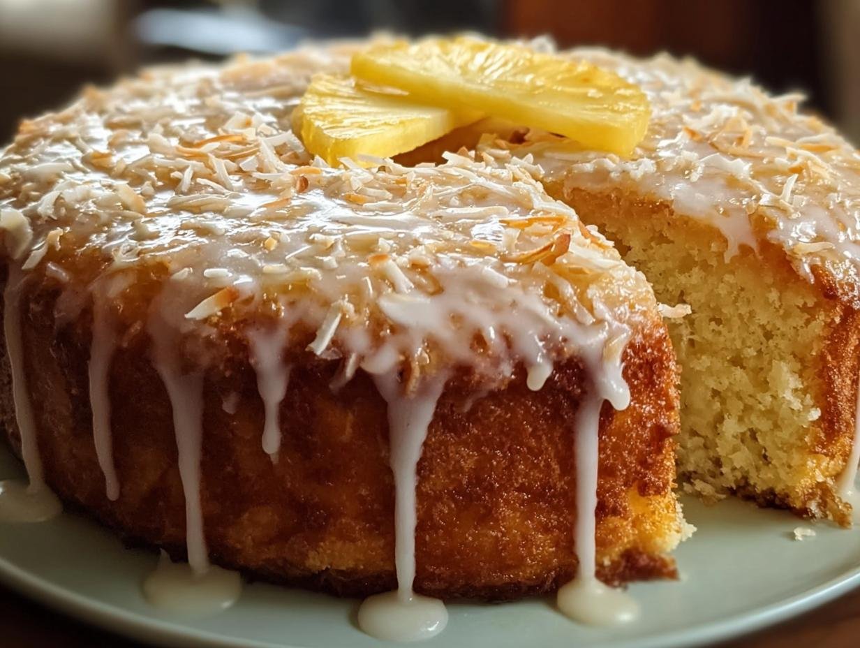 Best Coconut Cream Cake Glaze, Easy & Divine