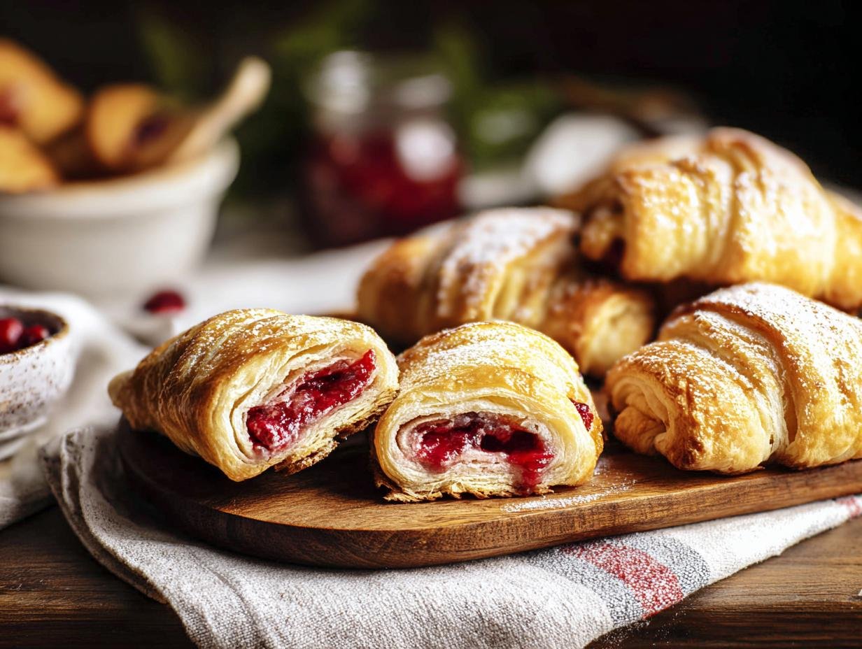 Festive Cranberry Crescent Rolls: 8 Easy Steps - Cranberry Crescent Rolls - main visual representation