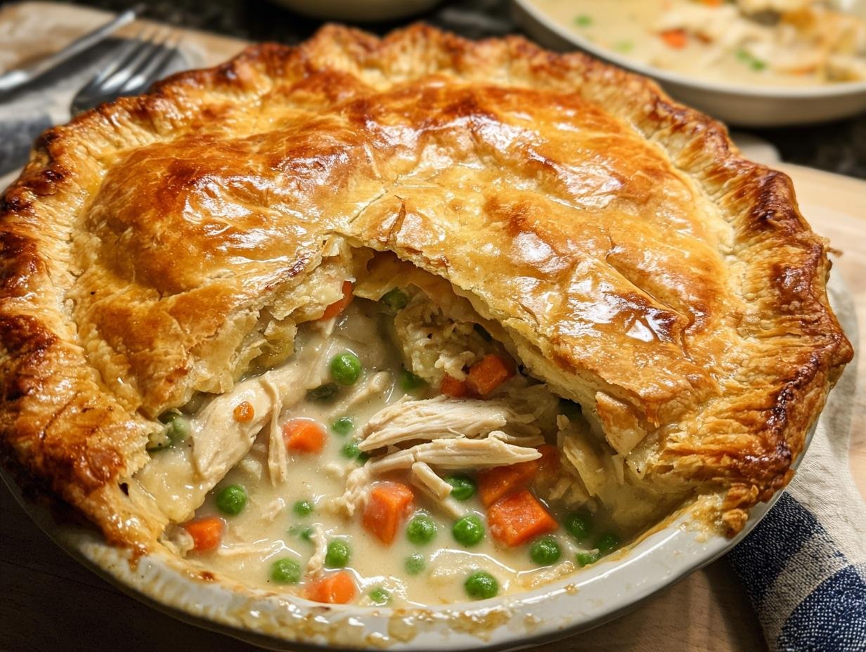 Satisfying Creamy Chicken Pot Pie Recipe - Creamy Chicken Pot Pie - additional detail