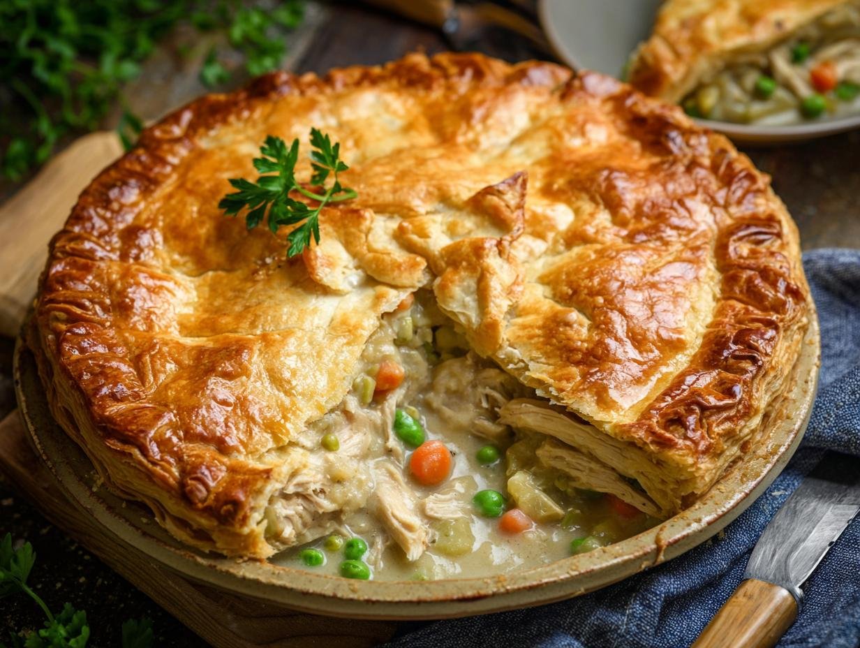 Satisfying Creamy Chicken Pot Pie Recipe - Creamy Chicken Pot Pie - additional detail