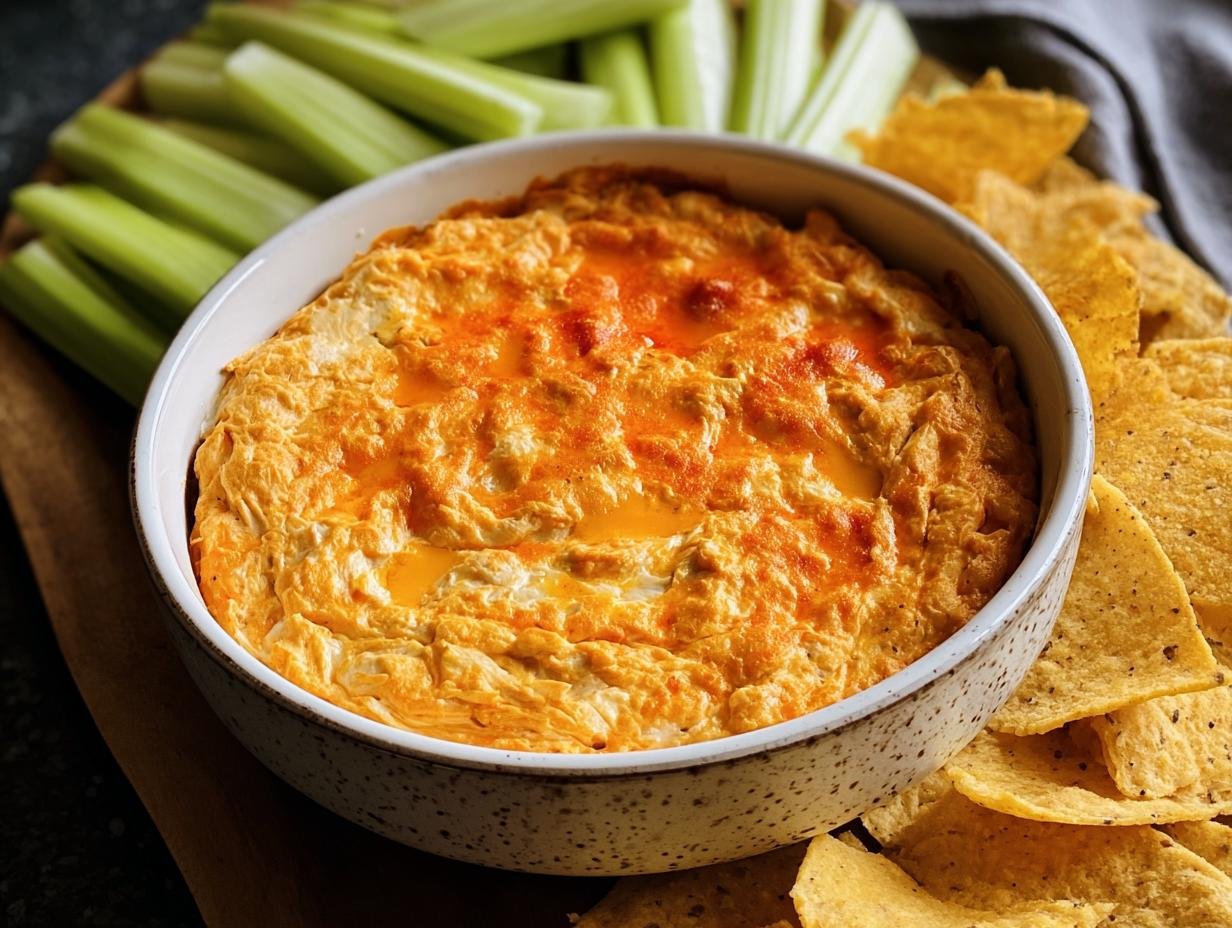 Amazing Crock Pot Buffalo Chicken Dip in 1 Hour