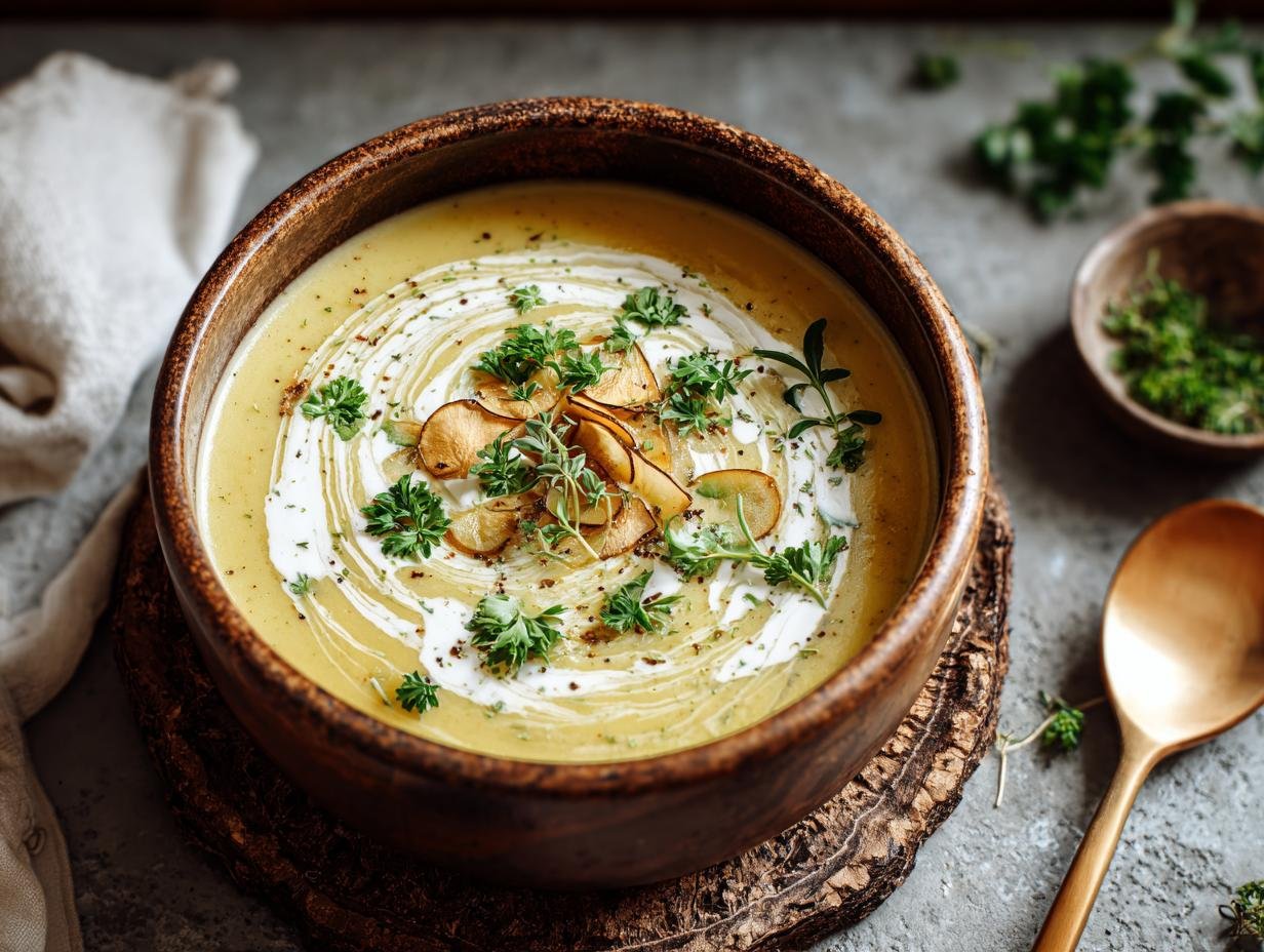 Amazing Curried Parsnip Apple Soup Recipe - Curried Parsnip Apple Soup - additional detail