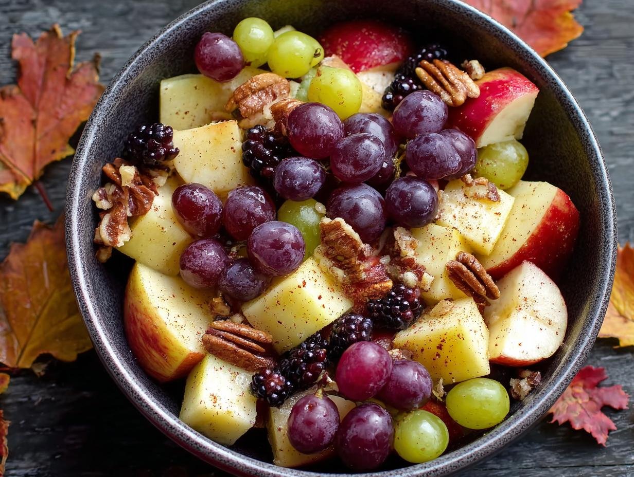 Amazing Fall Fruit Salad: 2 Apples & 2 Pears - Fall Fruit Salad - additional detail