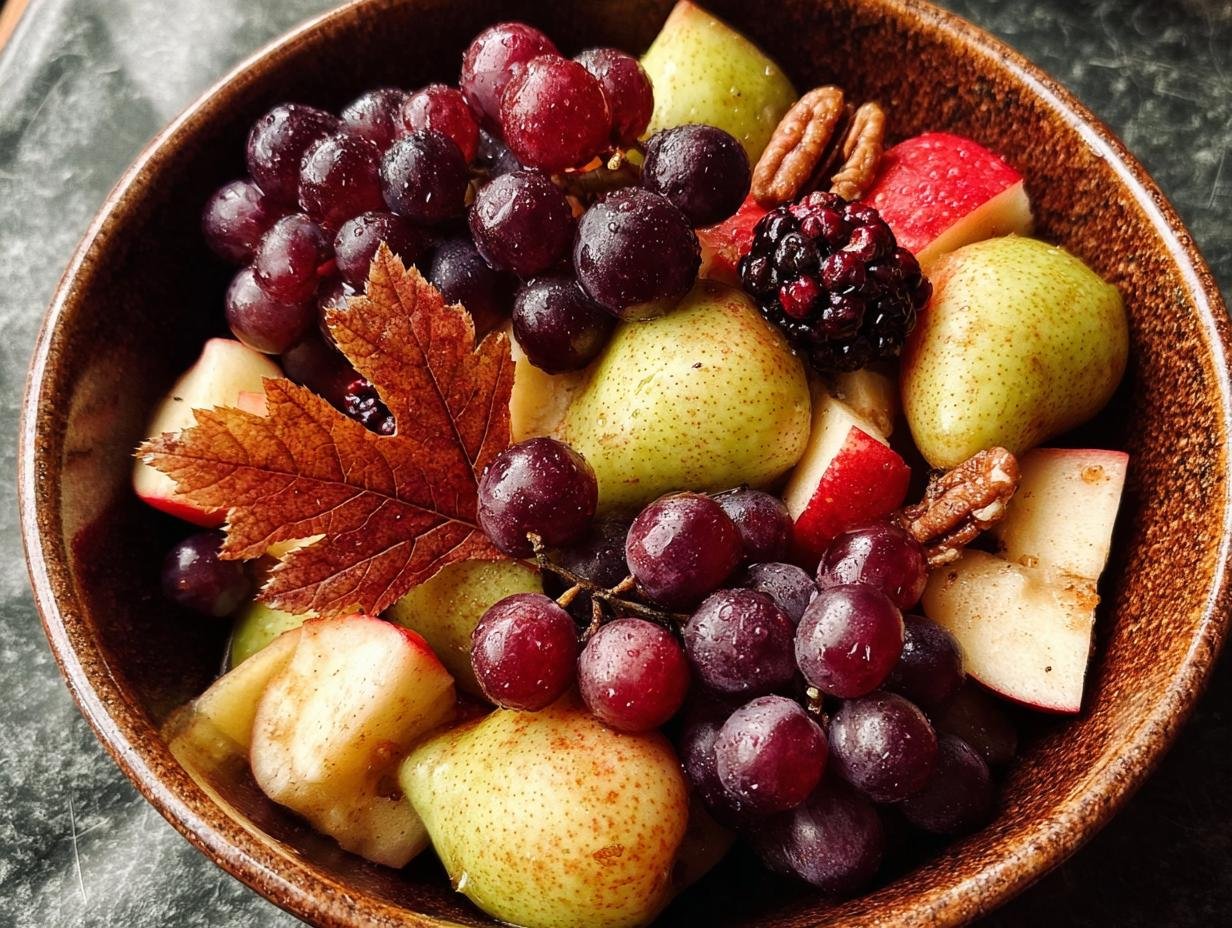 Amazing Fall Fruit Salad: 2 Apples & 2 Pears - Fall Fruit Salad - additional detail