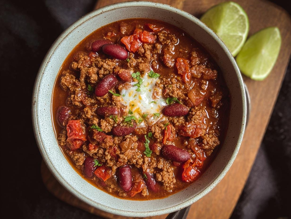Amazing Ground Beef Stovetop Chili in 40 Mins - Ground Beef Stovetop Chili - additional detail