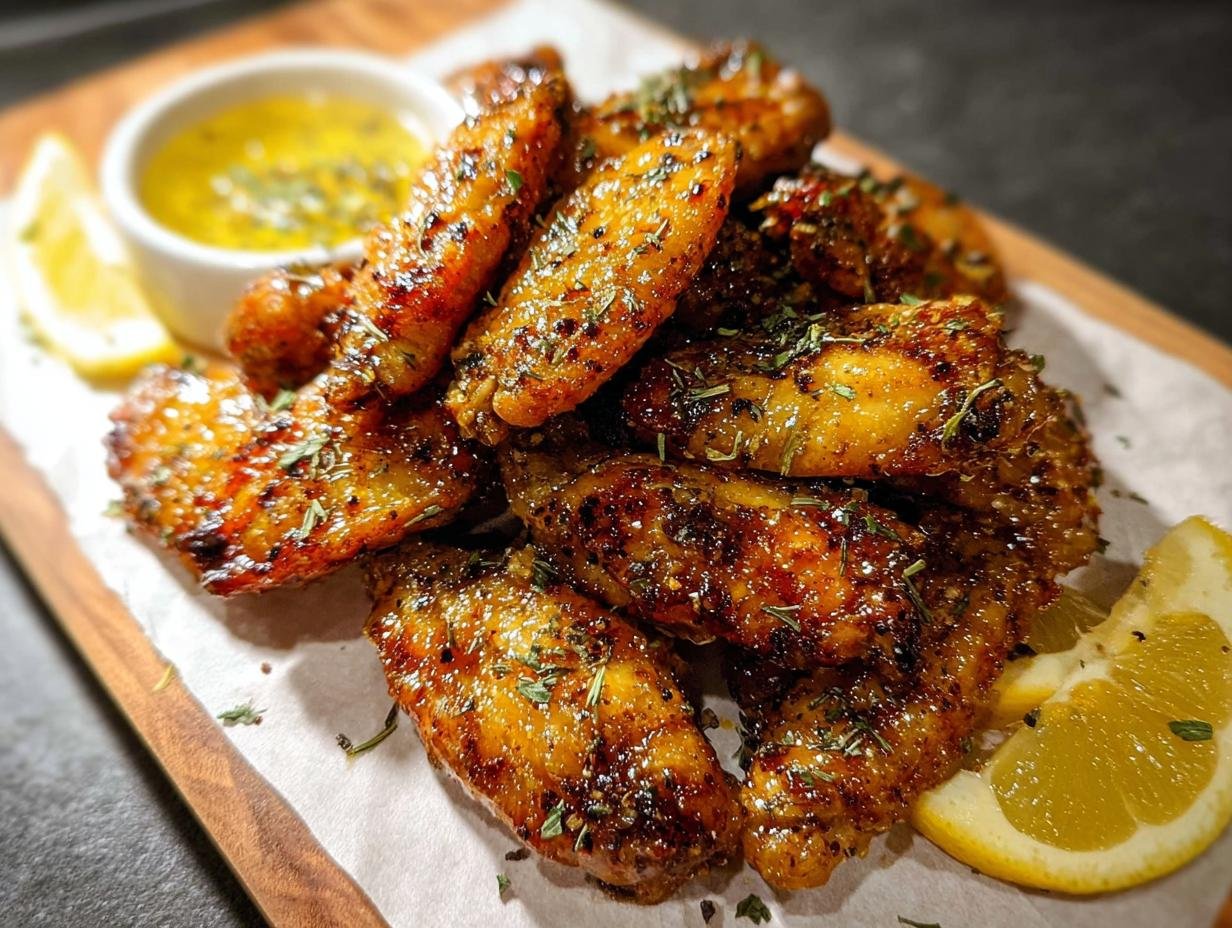 Honey Lemon Pepper Wings: Delicious Flavor Explosion - Honey Lemon Pepper Wings - additional detail