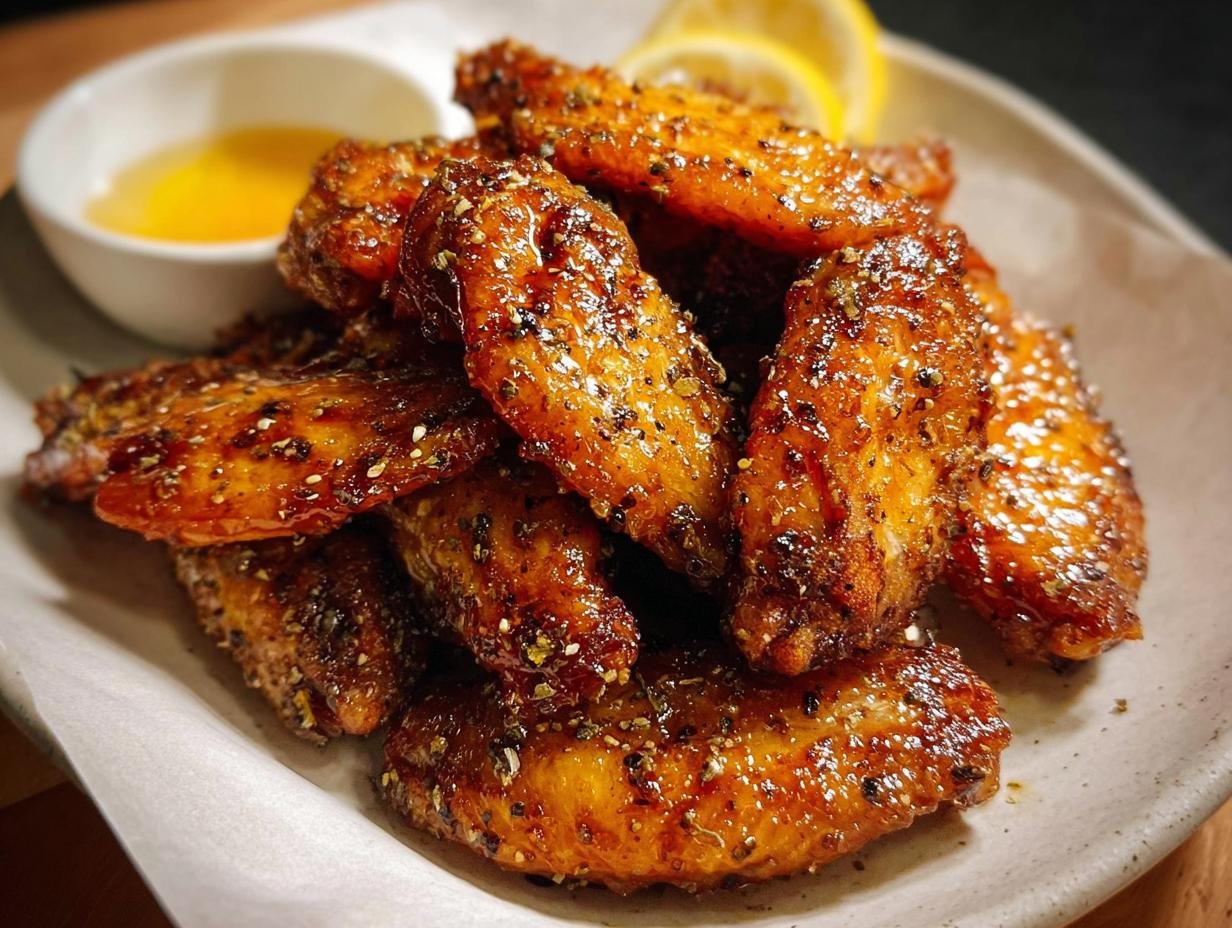 Honey Lemon Pepper Wings: Delicious Flavor Explosion - Honey Lemon Pepper Wings - additional detail