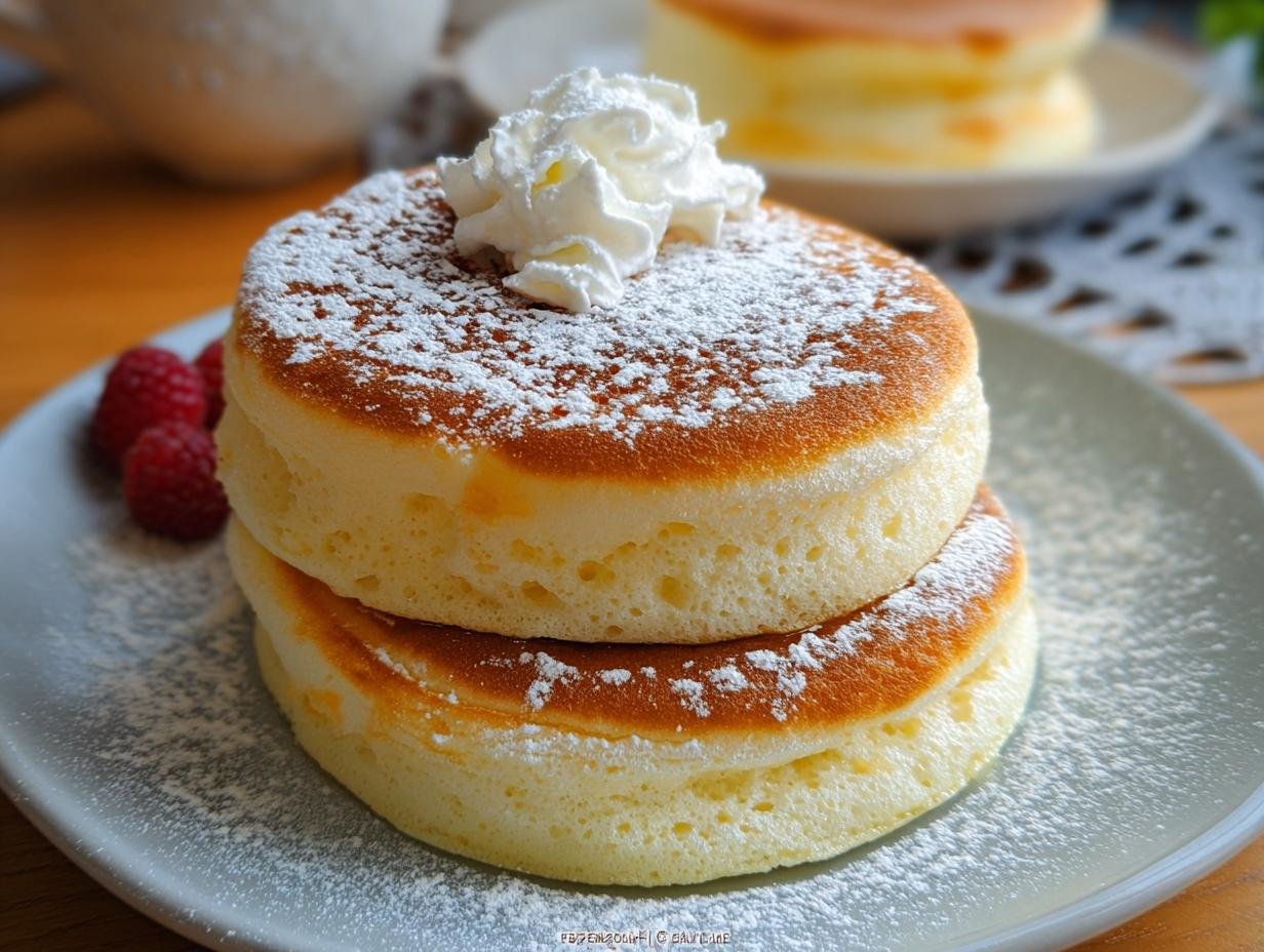 Japanese Souffle Pancake: Amazingly Fluffy 2 Ways - Japanese Souffle Pancake - additional detail