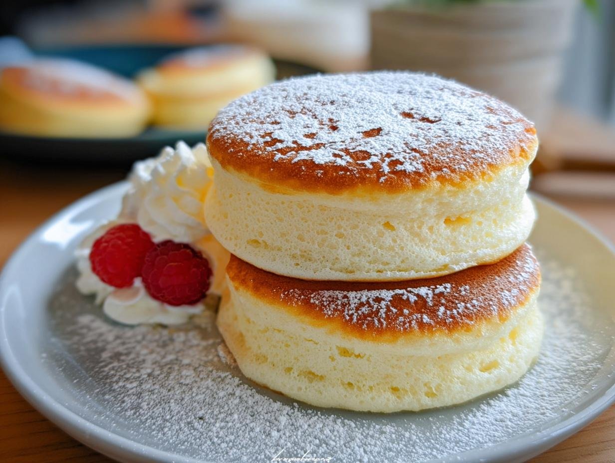 Japanese Souffle Pancake: Amazingly Fluffy 2 Ways - Japanese Souffle Pancake - additional detail
