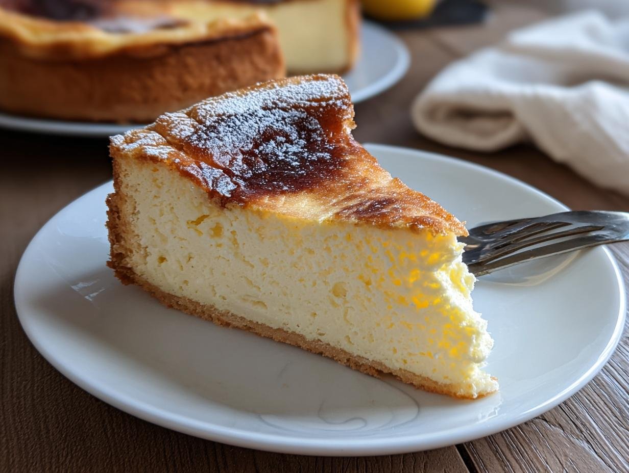 Kasekuchen German Cheesecake ingredients laid out