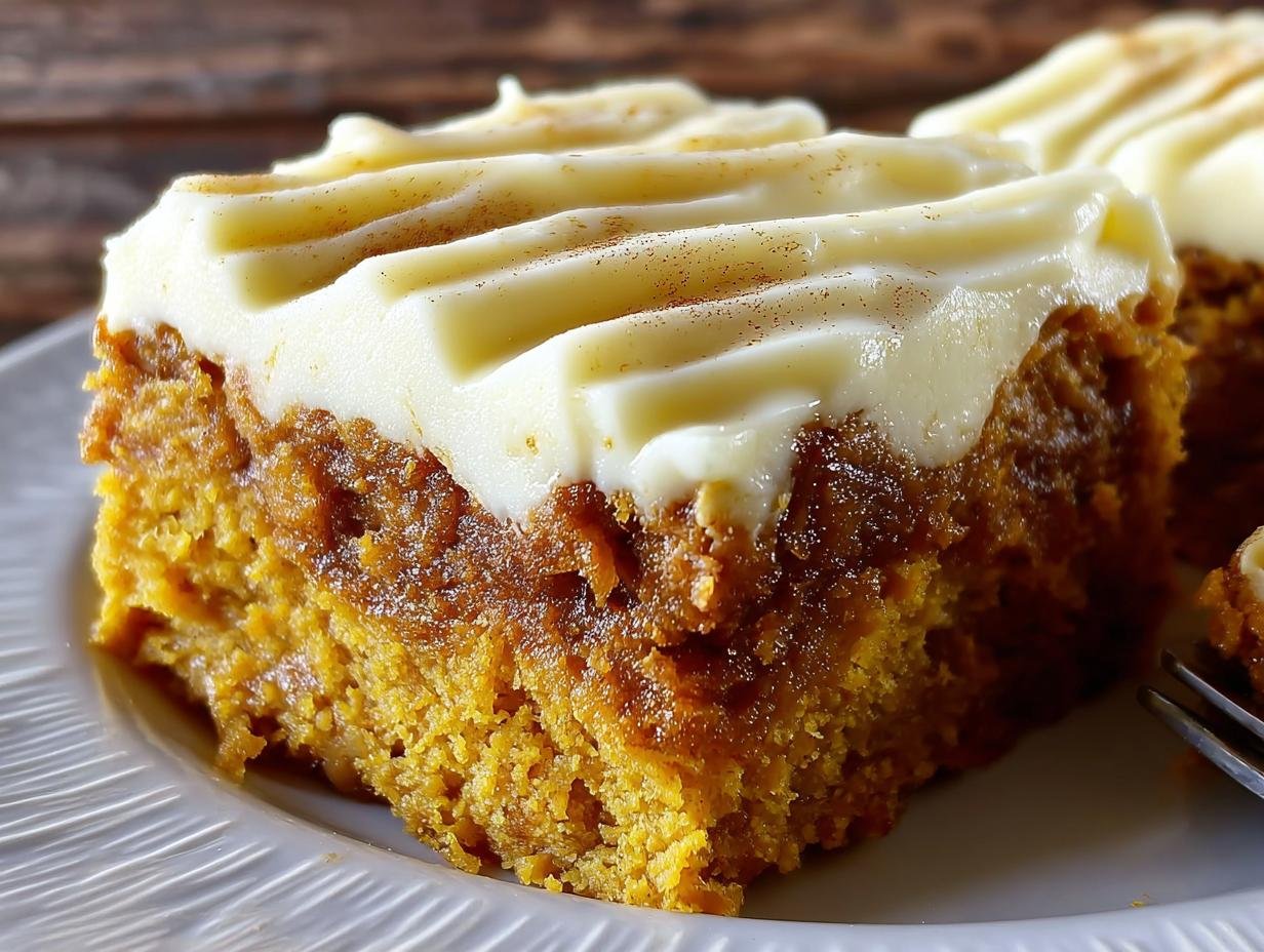 Old Fashioned Pumpkin Bars: Moist & Easy Fall Treat - Old Fashioned Pumpkin Bars - additional detail