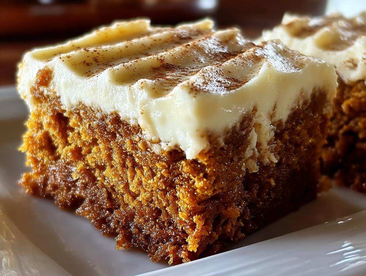 Old Fashioned Pumpkin Bars: Moist & Easy Fall Treat - Old Fashioned Pumpkin Bars - additional detail