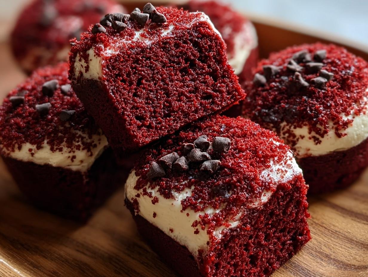 Red Velvet Brownie Dippers: 10 Amazing Chewy Bites
