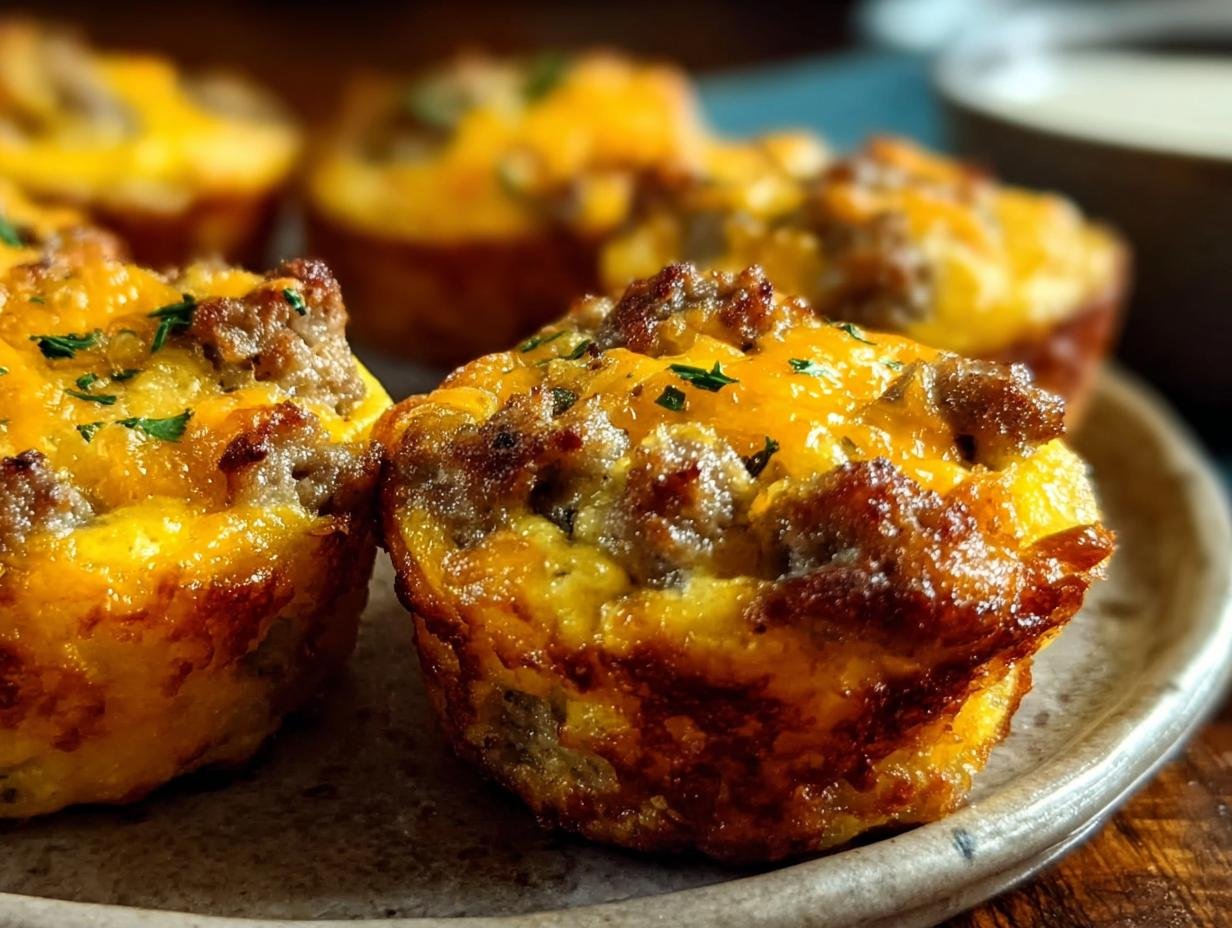 Sausage Breakfast Muffins: Amazing Taste - Sausage Breakfast Muffins - main visual representation