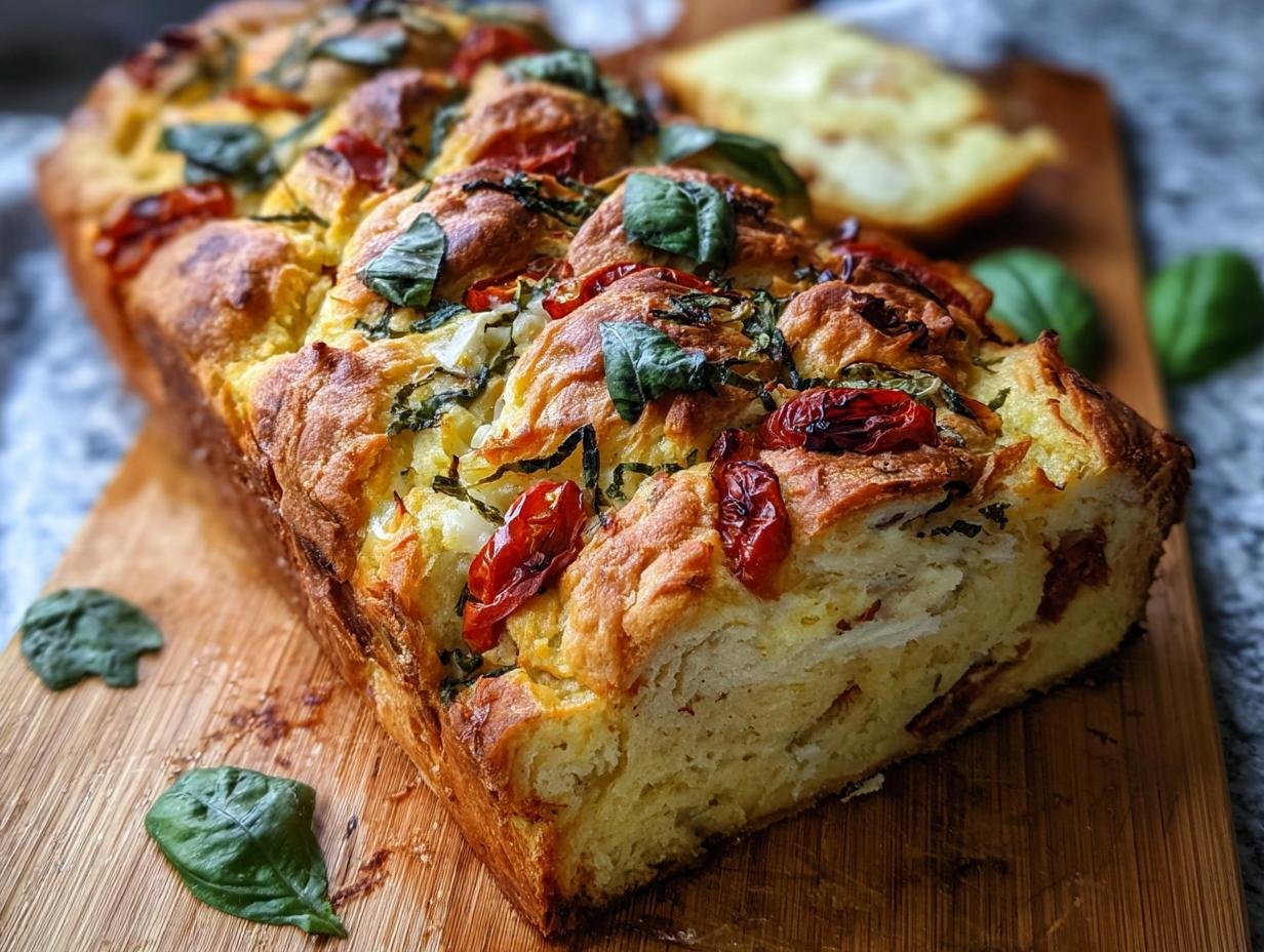 Savory Caprese Bread: Amazing Quick Italian Flavor - Savory Caprese Bread - additional detail