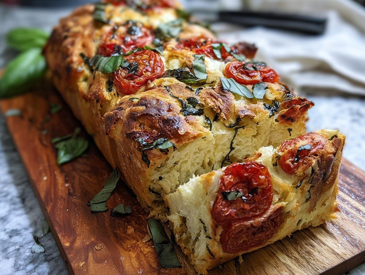 Savory Caprese Bread