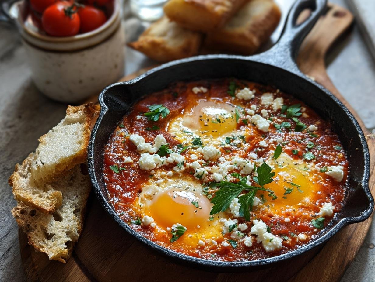 Amazing Shakshuka Feta in 30 Mins - Shakshuka Feta - additional detail
