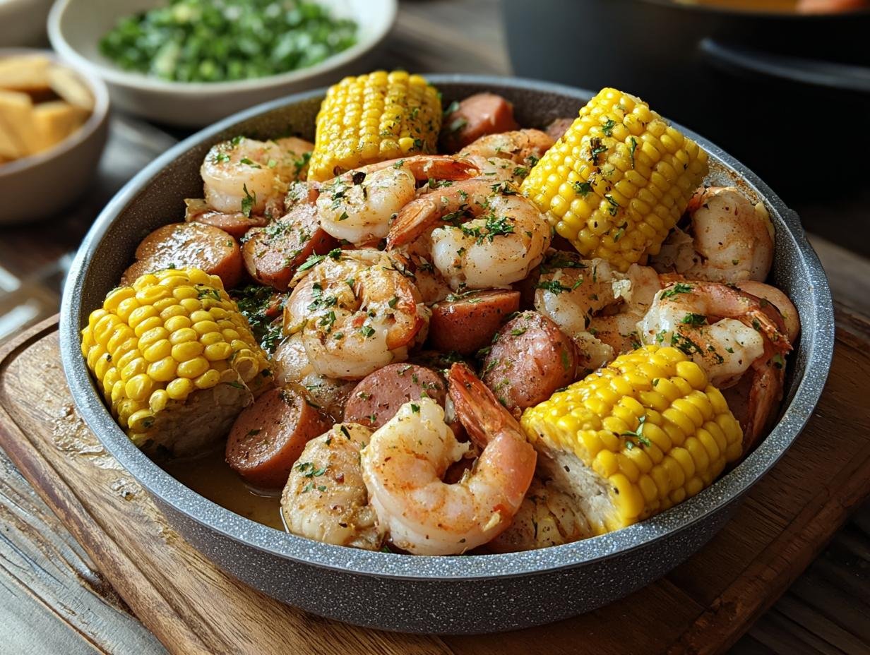 Slow Cooker Shrimp Boil