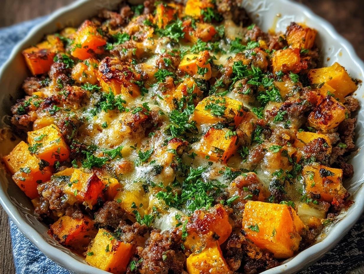 Amazing Sweet Potato Ground Turkey Bake