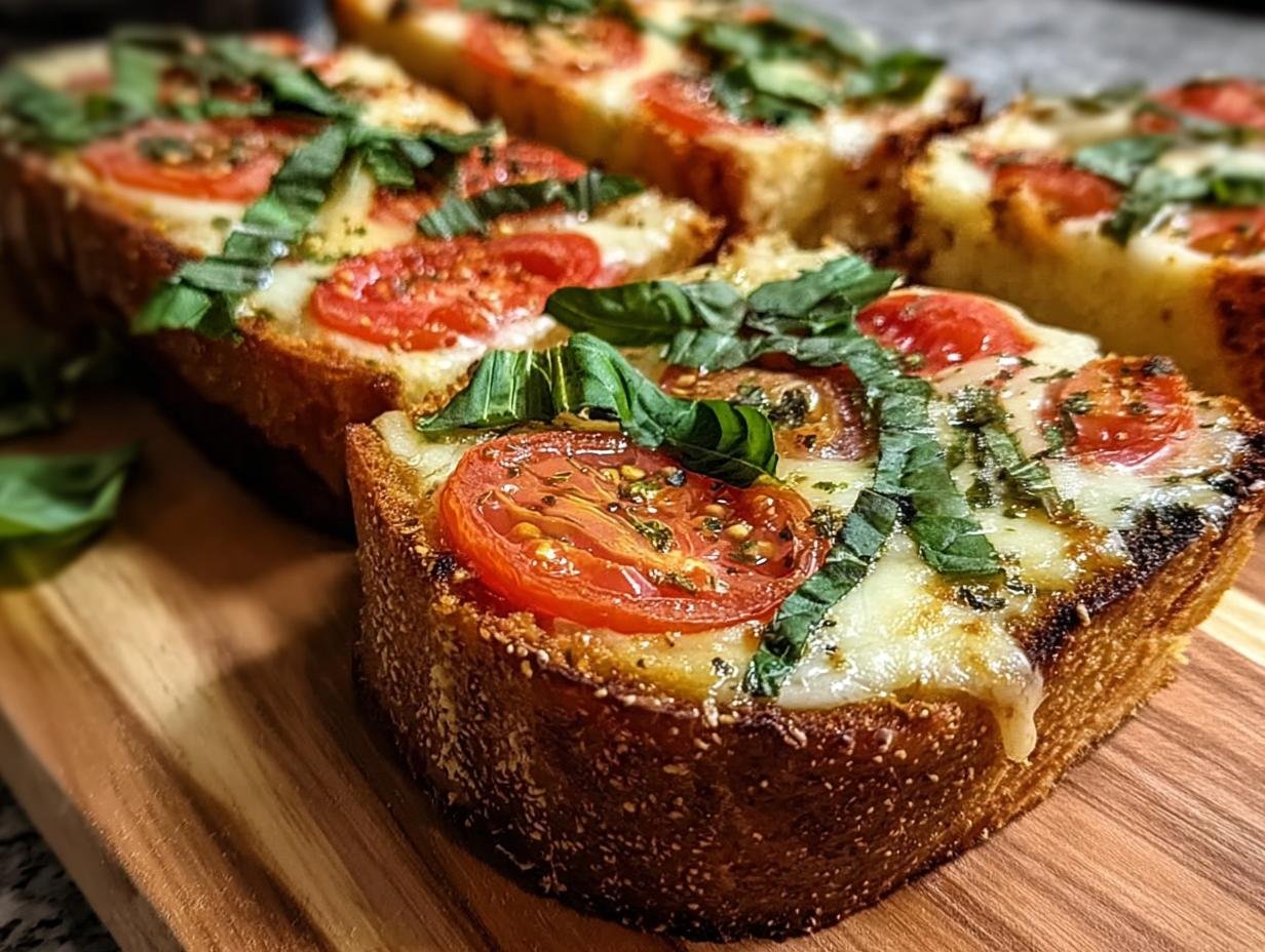 Irresistible Tomato Basil Garlic Bread Perfection - Tomato Basil Garlic Bread - additional detail