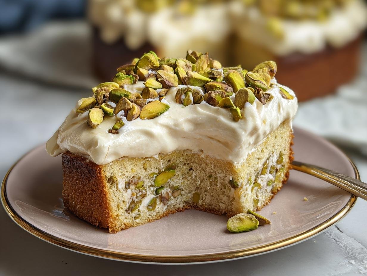 Vegan Pistachio Tres Leches: 1 Amazing Dessert - Vegan Pistachio Tres Leches - additional detail