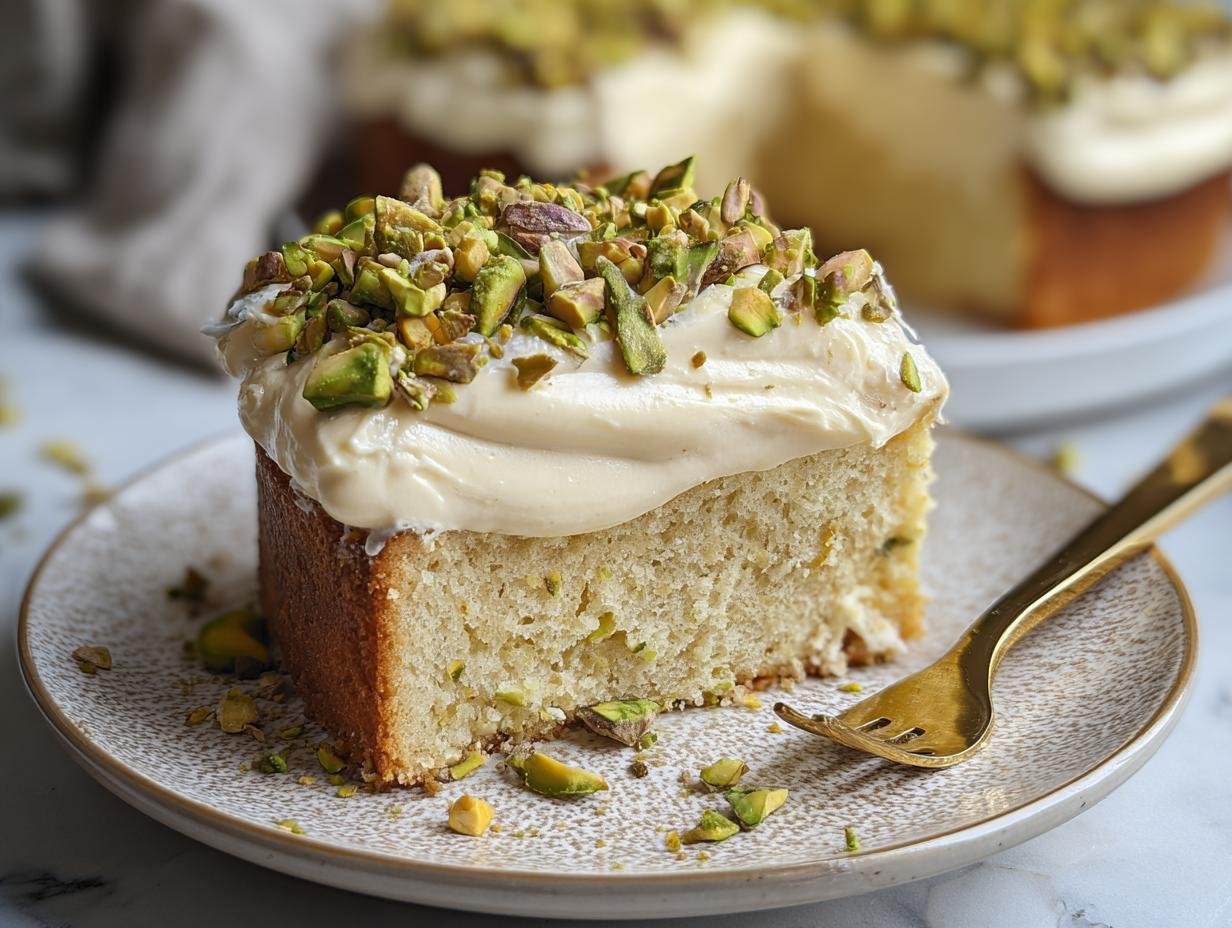 Vegan Pistachio Tres Leches: 1 Amazing Dessert - Vegan Pistachio Tres Leches - additional detail