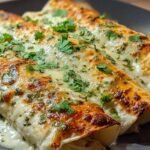 White Chicken Creamy Enchiladas