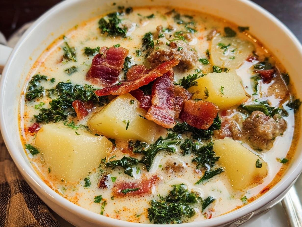 Zuppa Toscana Soup: 5 Ingredients for Pure Comfort - Zuppa Toscana Soup - additional detail