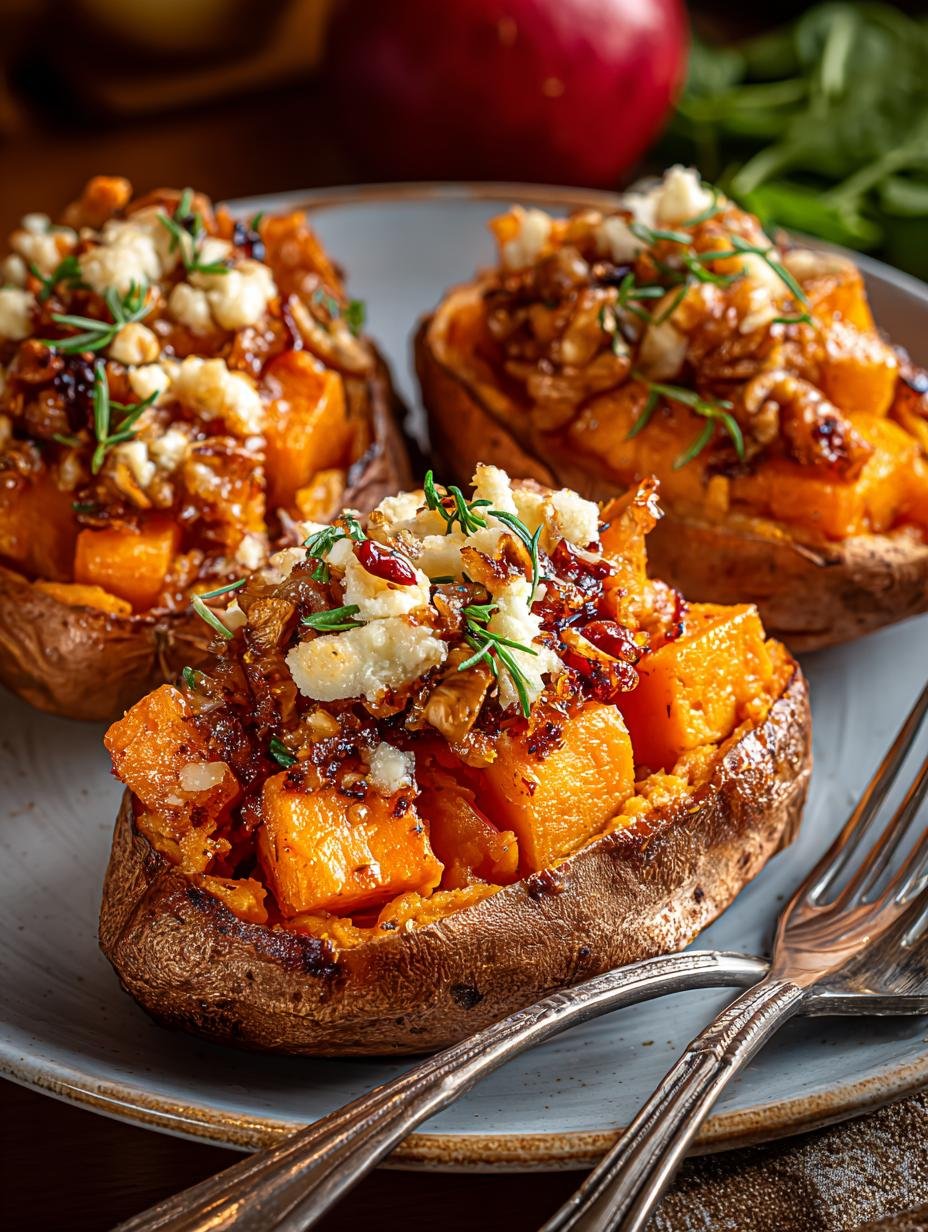 Delicious Apple Spiced Stuffed Sweet Potatoes Recipe - Apple Spiced Stuffed Sweet - additional detail
