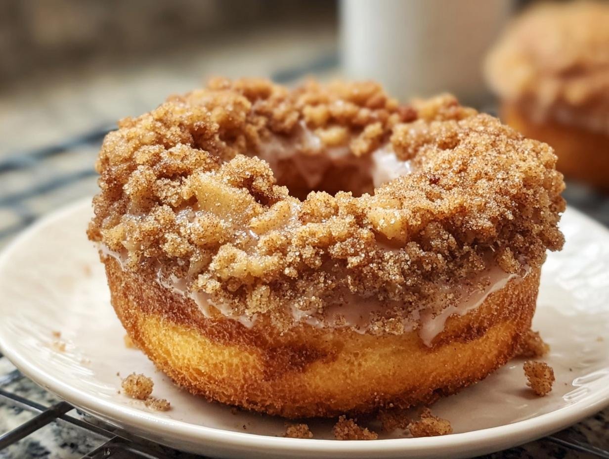 Delicious Baked Apple Crumb Donuts Recipe