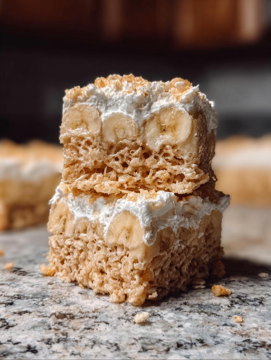Awesome Banana Pudding Rice Krispie Treats 2 Ways - Banana Pudding Rice Krispie - main visual representation