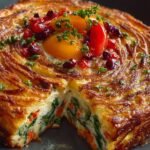 Breakfast Veggie Crinkle Cake