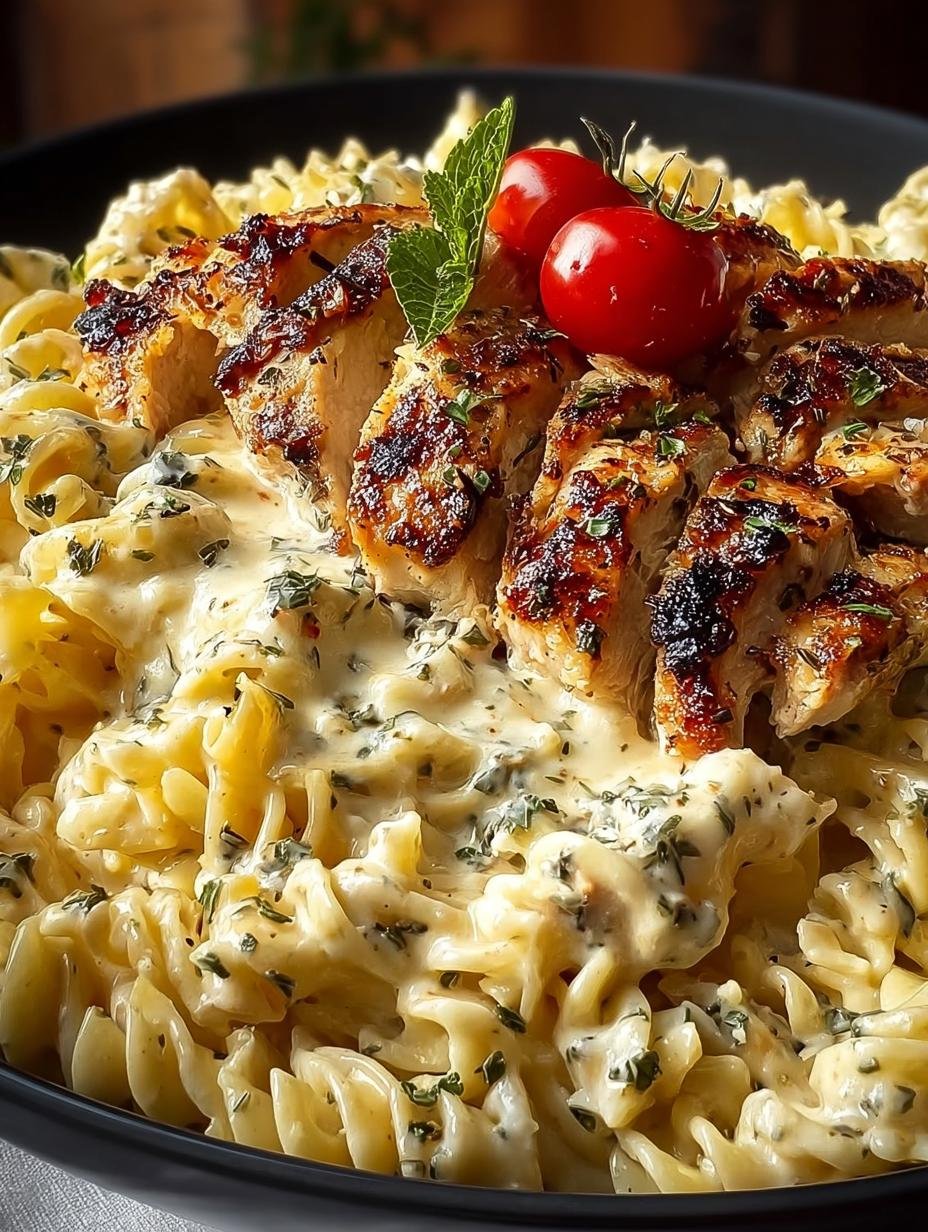 Chicken Garlic Parmesan Pasta