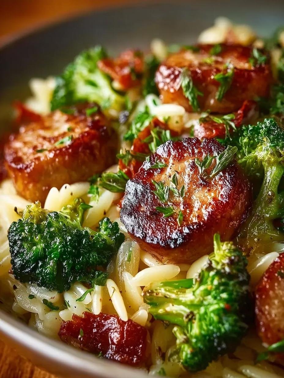 Chicken Sausage Broccoli Orzo: 7 Easy Steps to Comfort