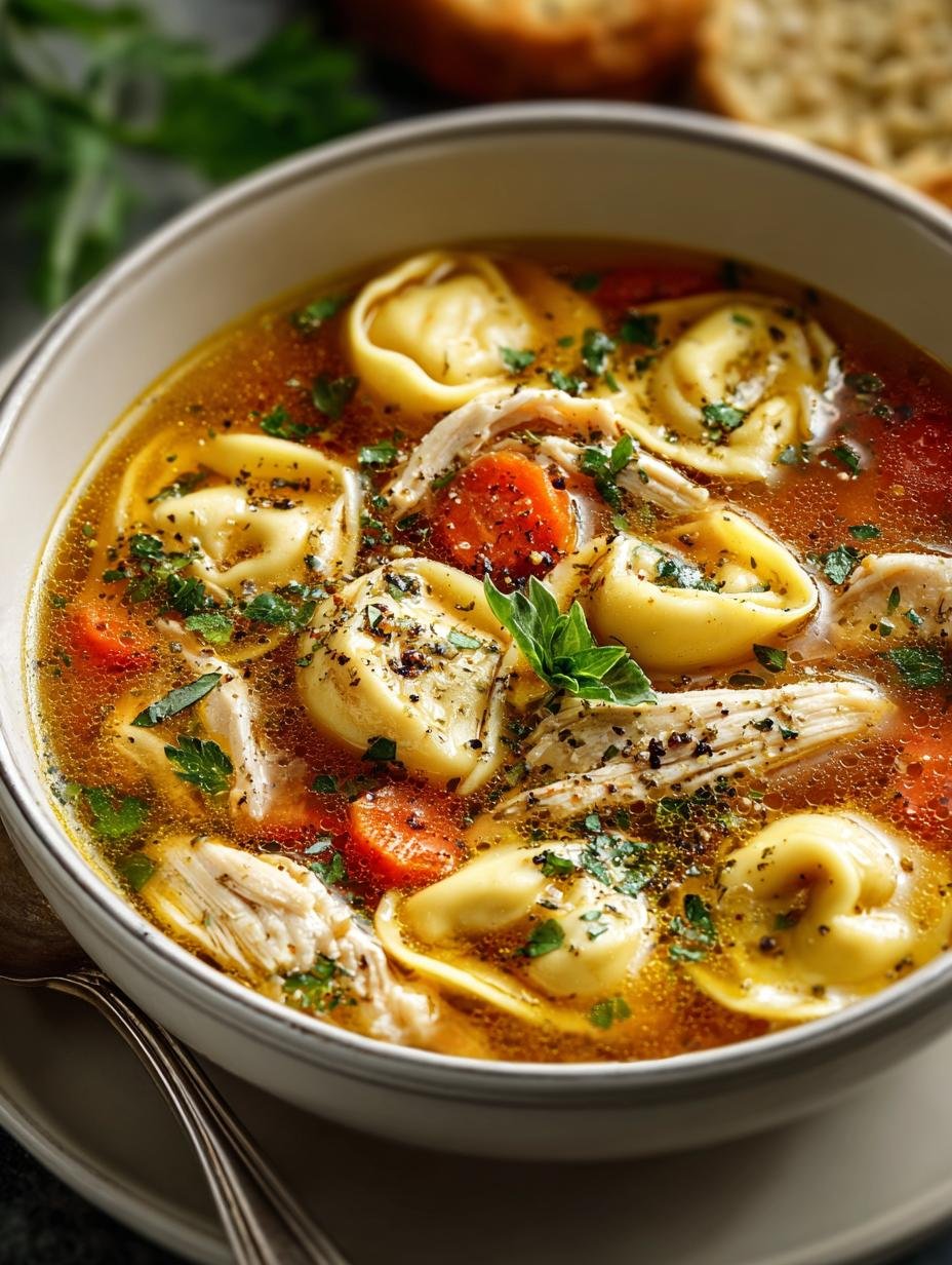 Chicken Tortellini Soup Method