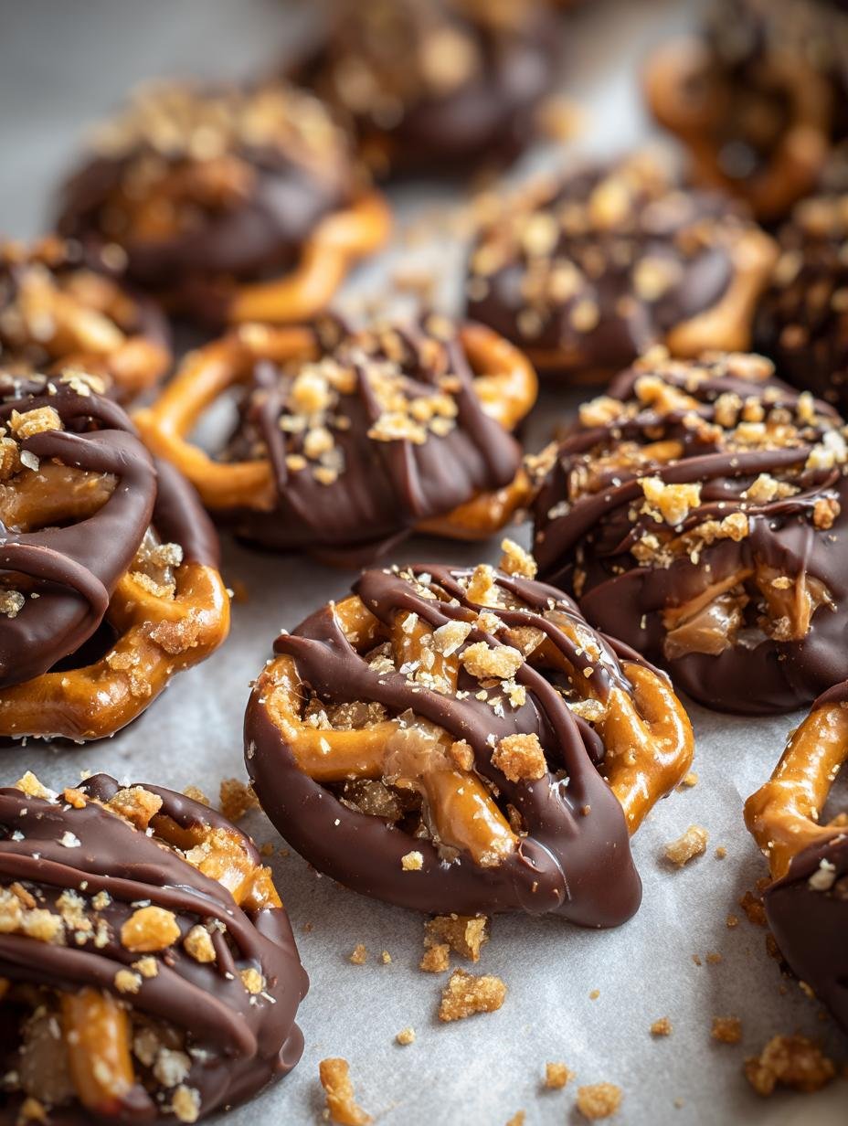 Amazing Chocolate Peanut Butter Pretzel in 10 Min